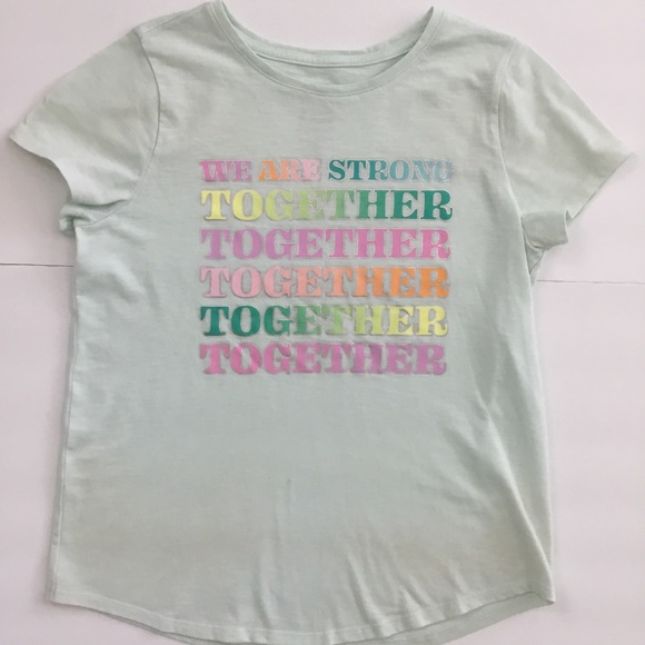 SO Girls Shirt We Are Strong Together Size XL - Picture 1 of 6
